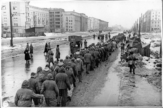 Р. Мазелев, В. Тарасевич. Они мечтали попасть в Ленинград победителями... Пленные на Московском шоссе. 24 января 1944 г.